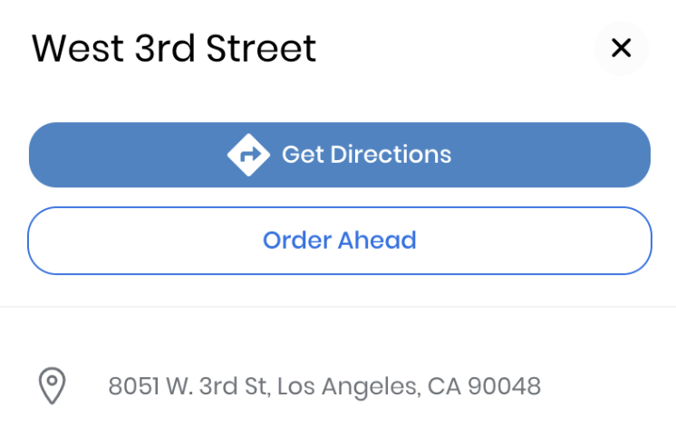 Call to action buttons