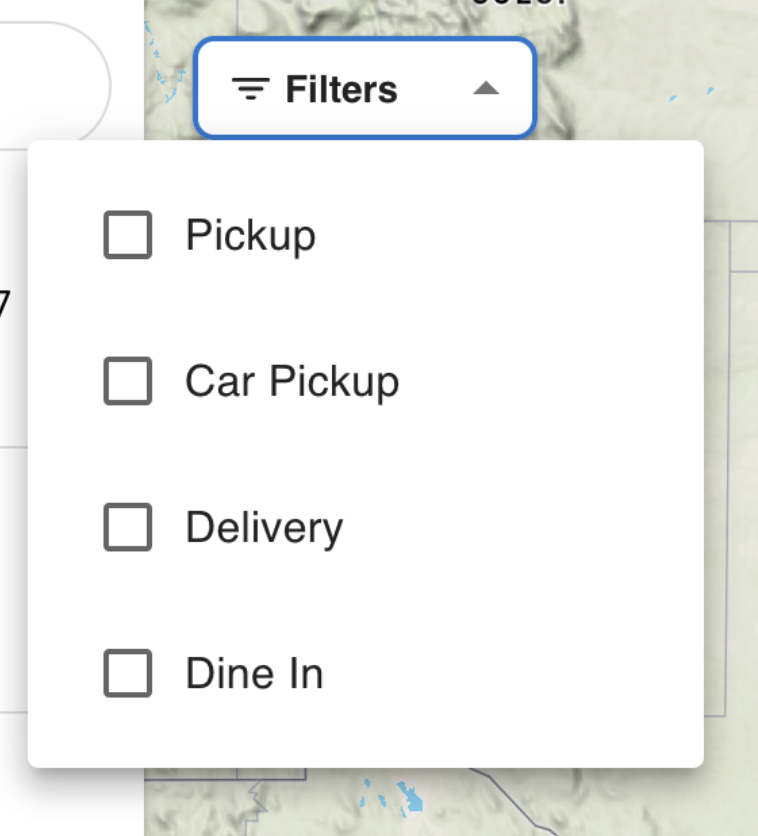 Search filters demonstration